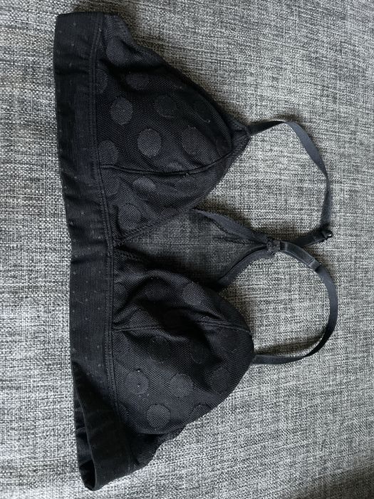 Biustonosz miękki czarny rozmiar M