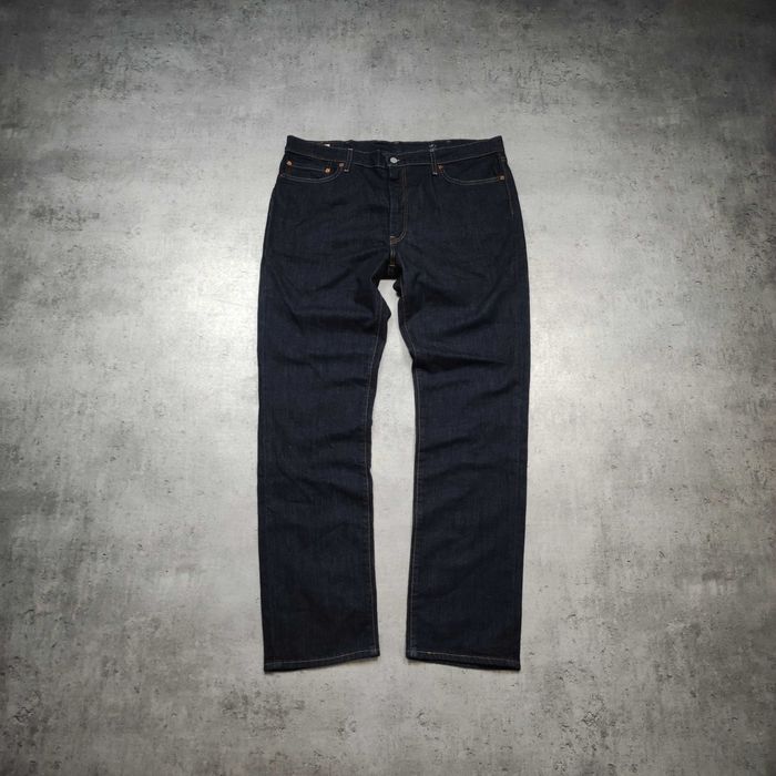 MĘSKIE Spodnie Proste Levis 511 Classic Granatowe PREMIUM Strong Logo