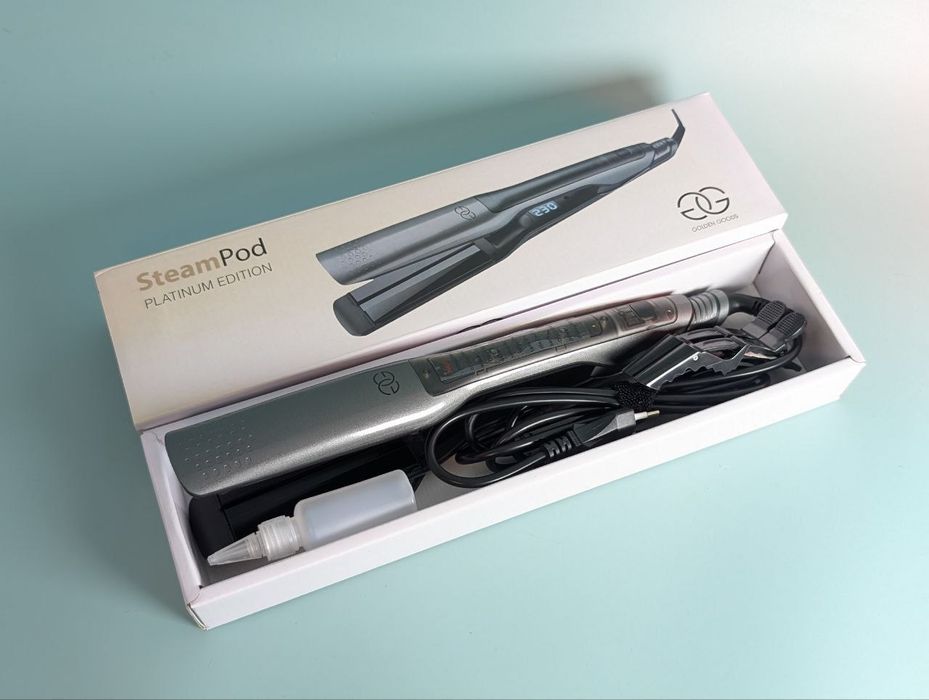 Мощный паровой выпрямитель, щипцы для завивки волос  Platinum Steampod
