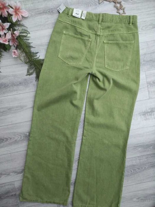 *House* jeansy straight high waist wide leg nowe_44