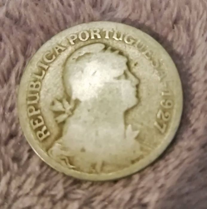 Moeda 1 Escudo 1927 -Rara