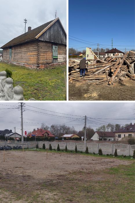 Usługi koparko-ładowarka, wyburzenia i rozbiórka budynków