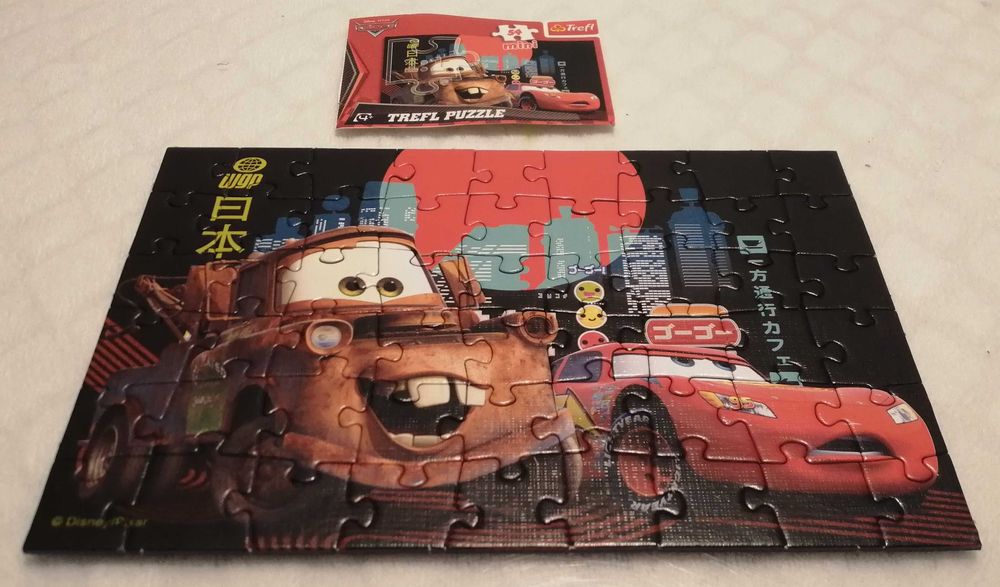 Auta, Cars, Zygzak i Złomek, 19362, Trefl, 54 (Puzzle, mini)