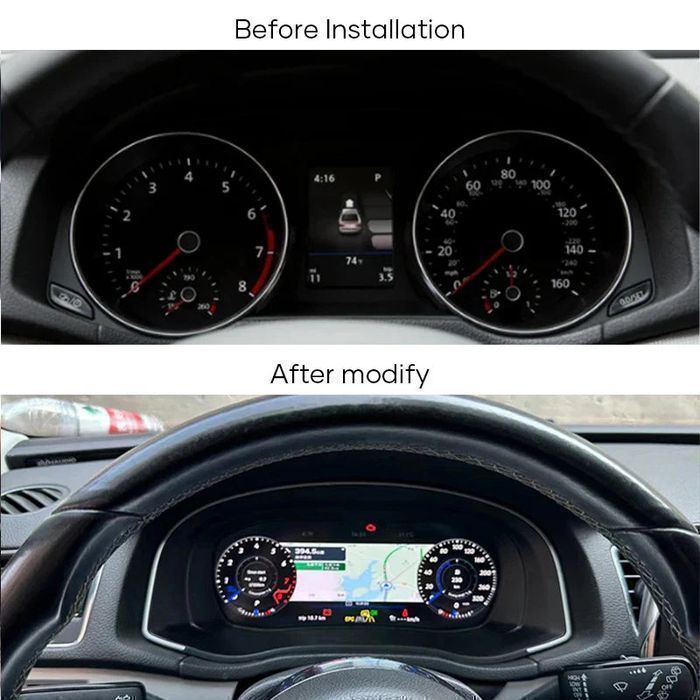 VW Golf 6 7 Passat B7 B8 – Zegary 12.3" LCD