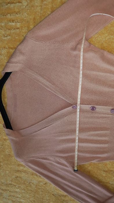 Sweter długi cardigan S