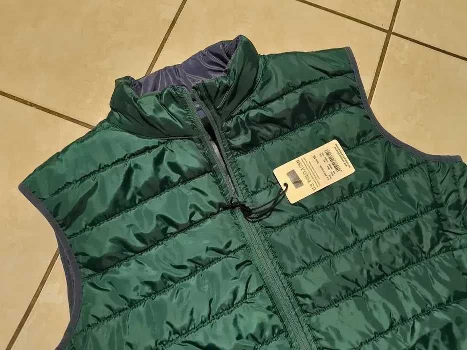 US POLO ASSN Nowy z Metkami i Logo Bezrękawnik Dwustronny Męski XL