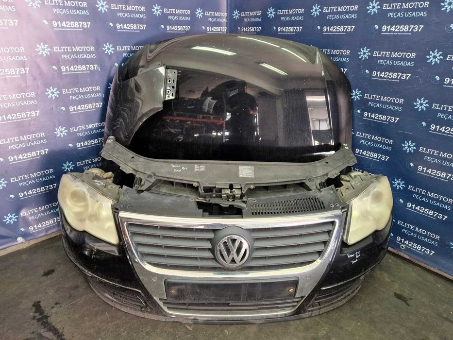 Frente completa usada VW PASSAT B6 2.0 TDI capot parachoques oticas guardalamas reforço