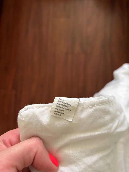 Ковдра дитяча всесезонна біла 100*130. Верх 100% бавовна