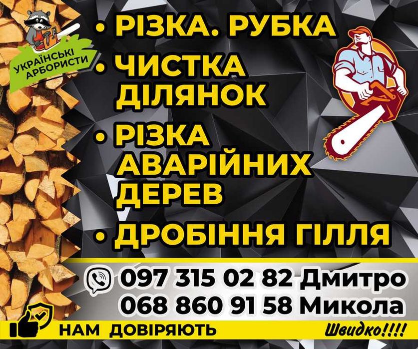 Зрізання аварійних дерев