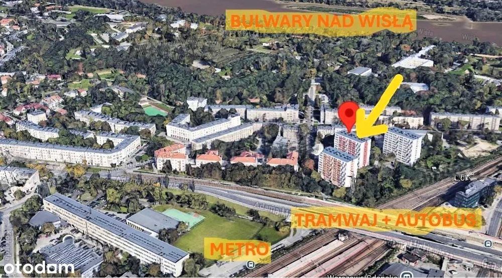 Mieszkanie, 2 pokoje + oddzielna kuchnia, METRO Dworzec Gdański, PKP, Arkadia, Żoliborz, Dymińska,
