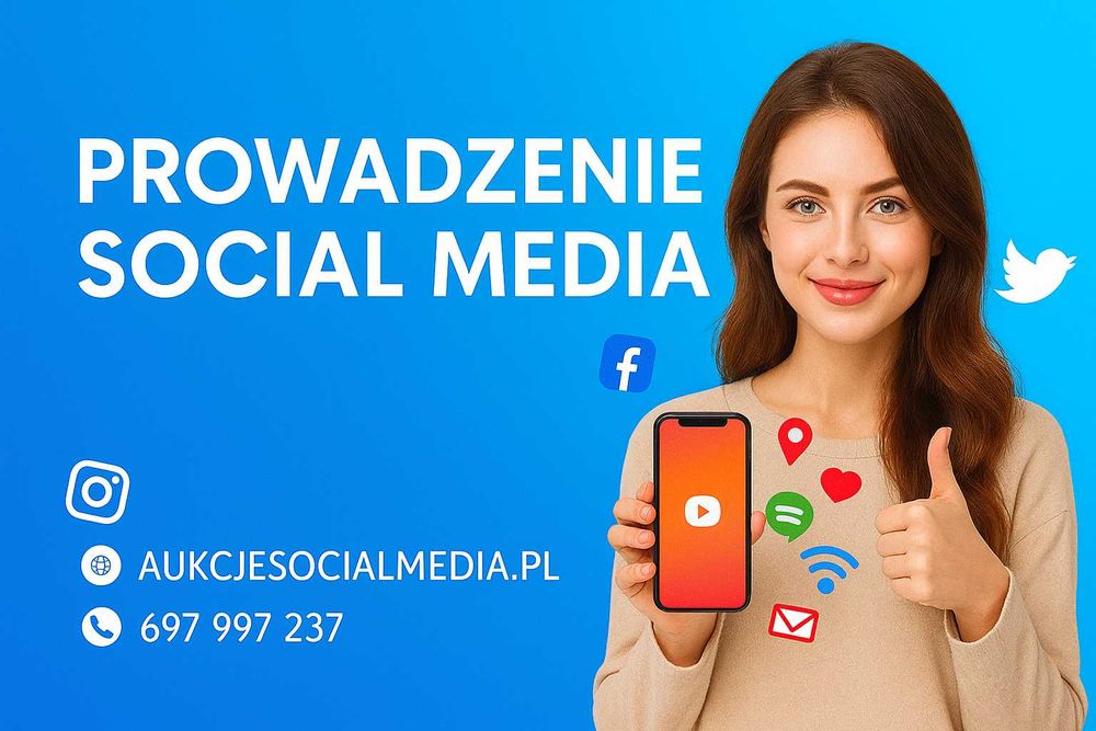 Facebook Social Media TikTok Prowadzenie Instagram Facebooka Reklamy