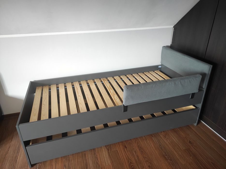 Łóżko Meblik+barierka+panel