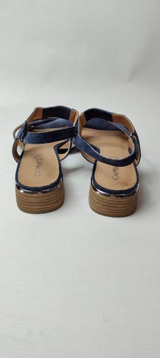 NOWE sandały damskie na lato skóra zamszowa Caprice roz 41 wkład 26 cm