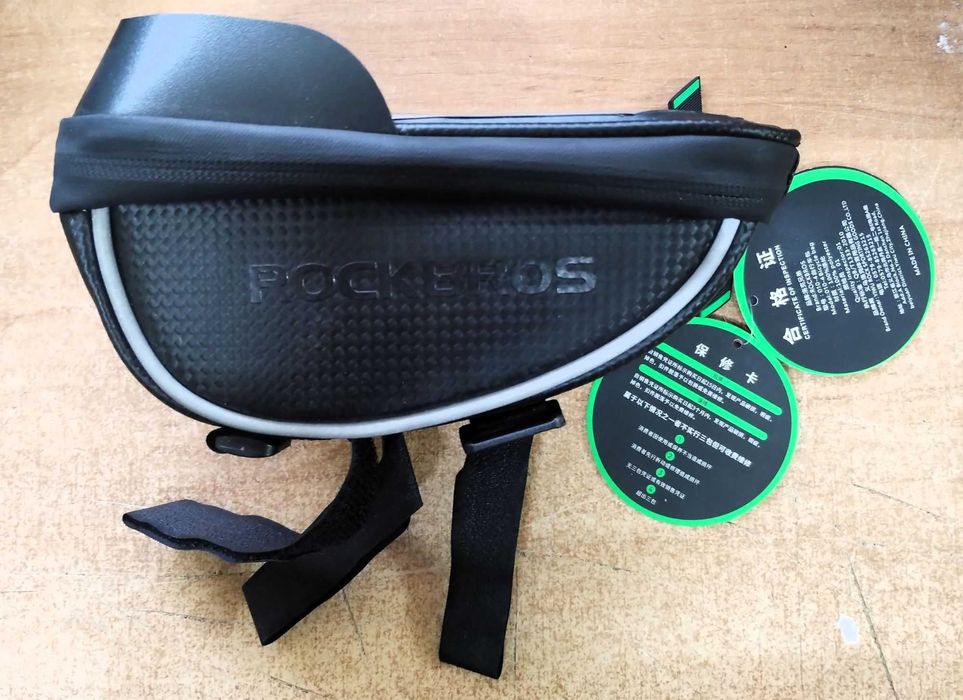 Etui torba sakwa na rower uchwyt na kierownicę RockBros 010-4BK Czarne