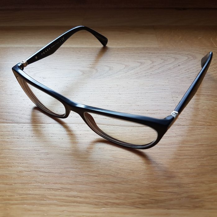Okulary gotowe Prada dla wady (-1,75) czarne VPR 15P