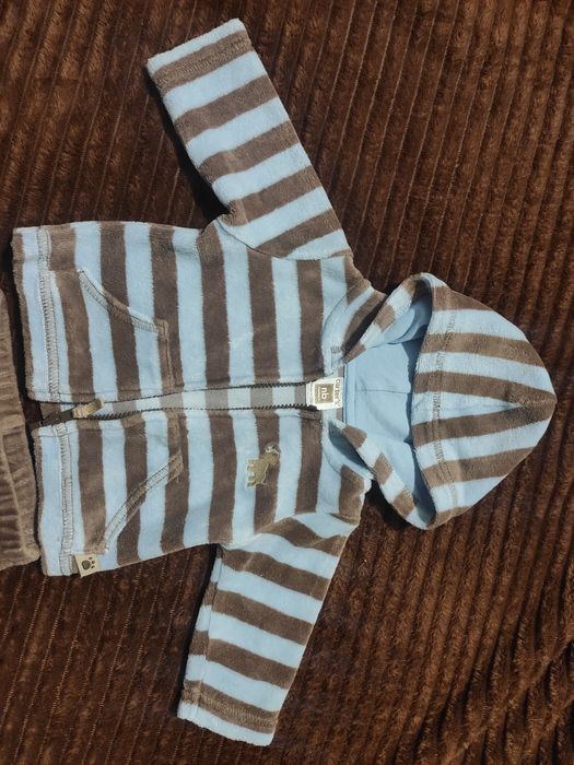 Костюм Carter's тёплый велюровый штаны кофта