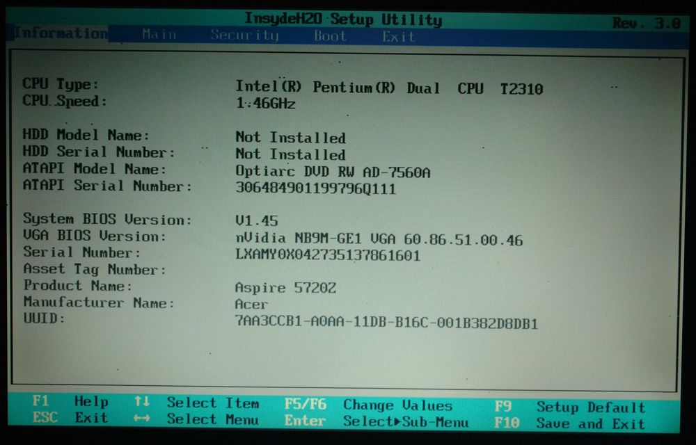 Acer Aspire 5715z