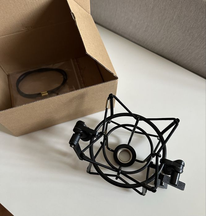Kit de gravação - microfone + interface + suporte de microfone