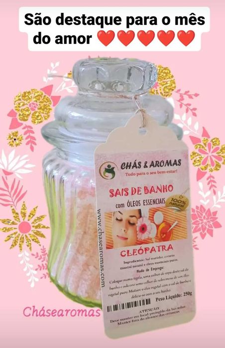 Sais de banho terapeuticos