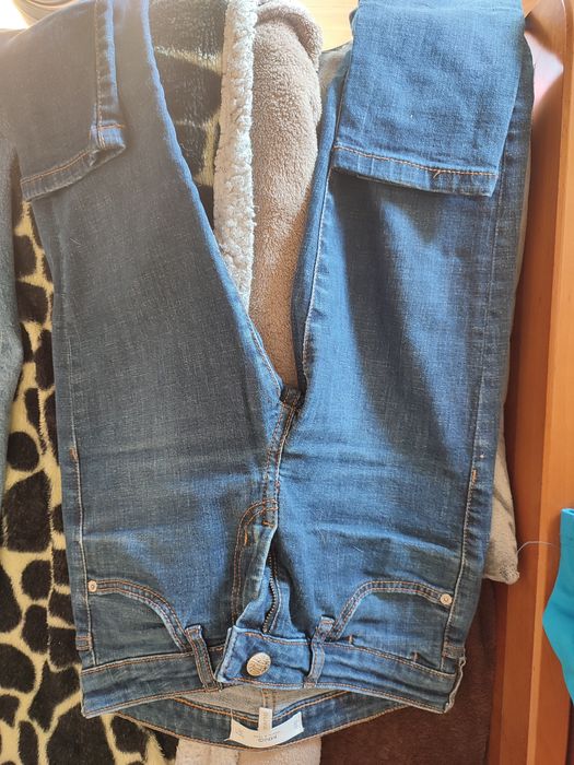 Conjunto de calças de ganga mom e Slim Fit tam 32 ao 34