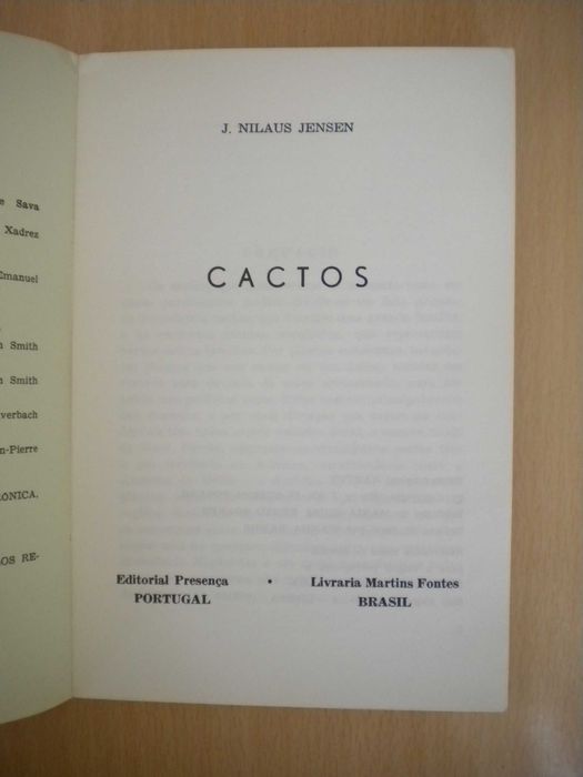 Cactos
de J. Nilaus Jensen