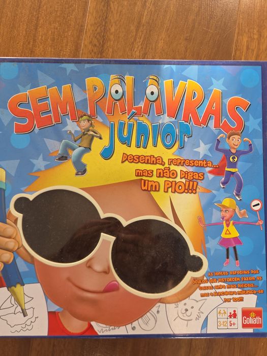 Jogo de Tabuleiro Sem Palavras Júnior - Completo e Impecável
