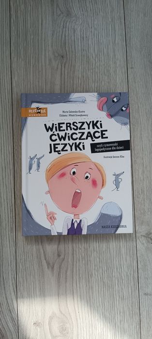 Książka wierszyki ćwiczące języki