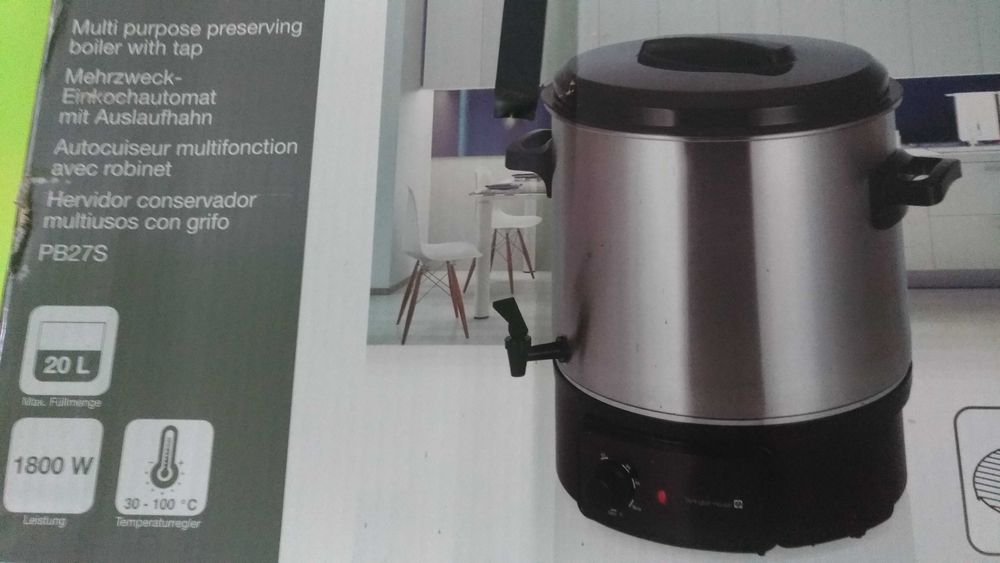 garnek do pasteryzacji, dozownik napojów