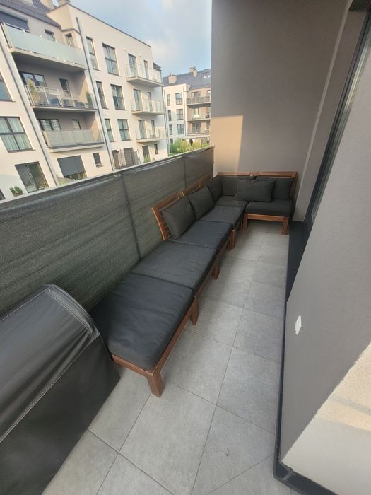 Meble ogrodowe IKEA + skrzynia na poduszki