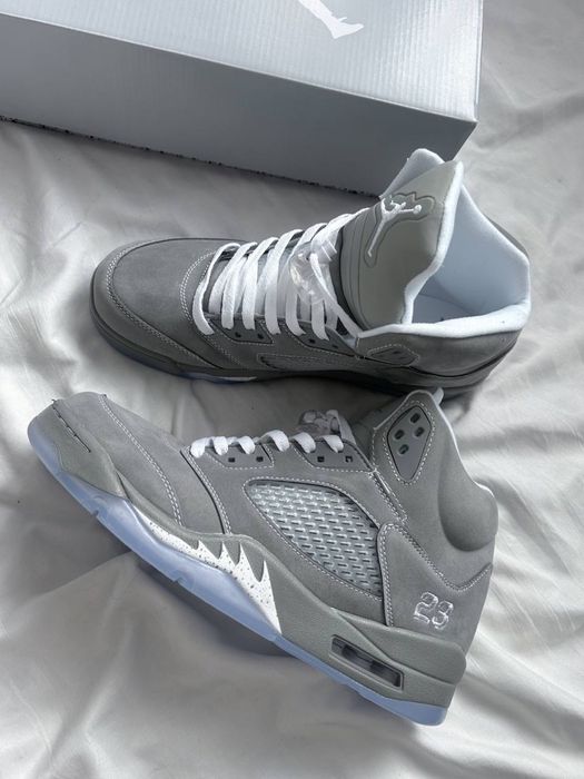 40-45 р кросівки Nike Air Jordan 5 Retro 'Wolf Grey'