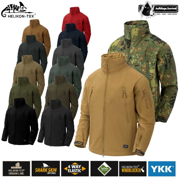 ‼️Куртка Helikon Tex GUNFIGHTER softshell антидощ мембрана SHARK SKIN