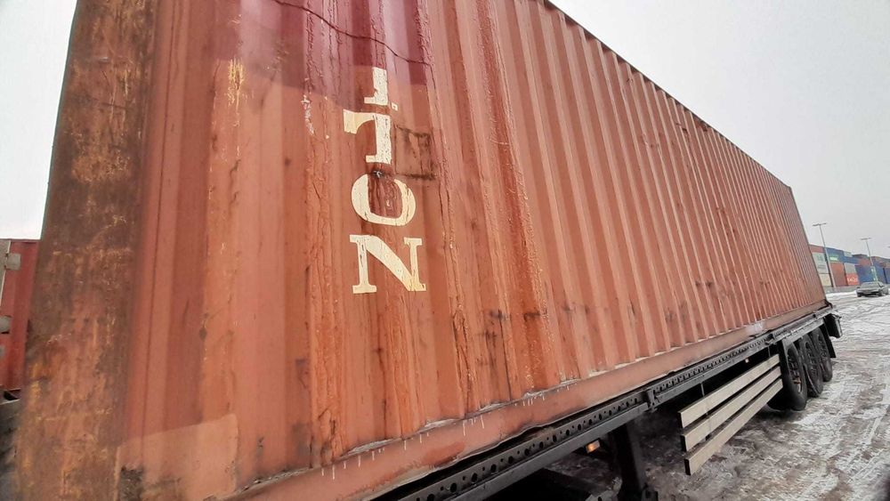 Kontener magazynowy 40HC (12 m) UŻYWANE- Transport Cała Polska