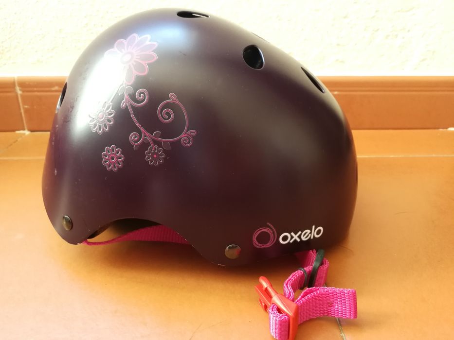 Capacete de menina oxelo