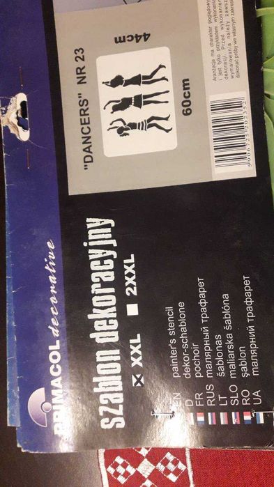 Primacol szablon dekoracyjny XXL 60x40