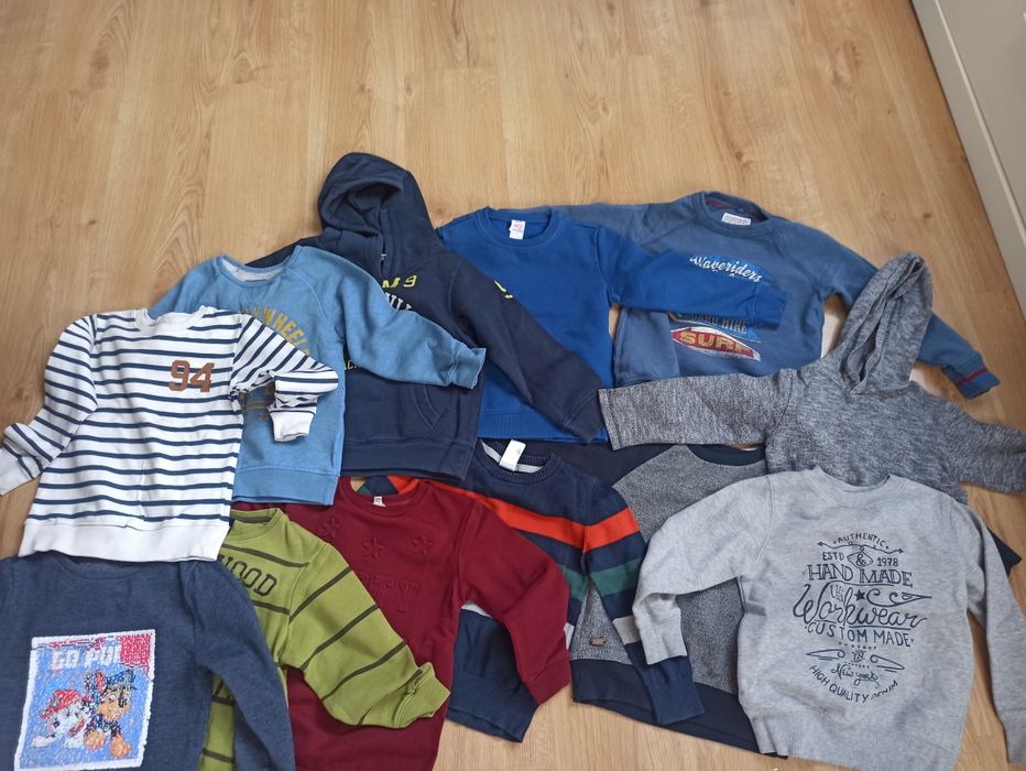 Bluzy dresowe chłopięce 110-116
