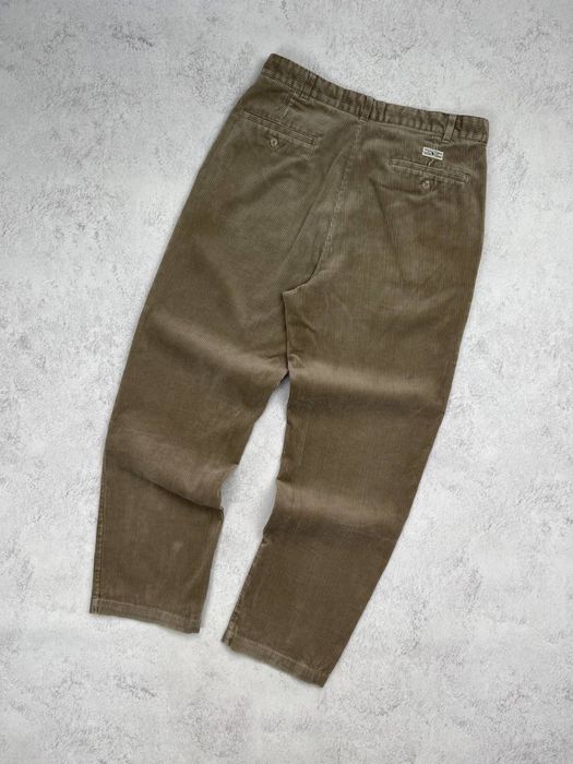 Кавові вінтажні вельветові брюки polo ralph lauren, штани, штаны