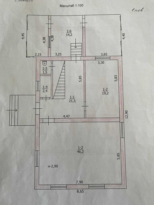 Пропоную купити будинок в селі Межирич.