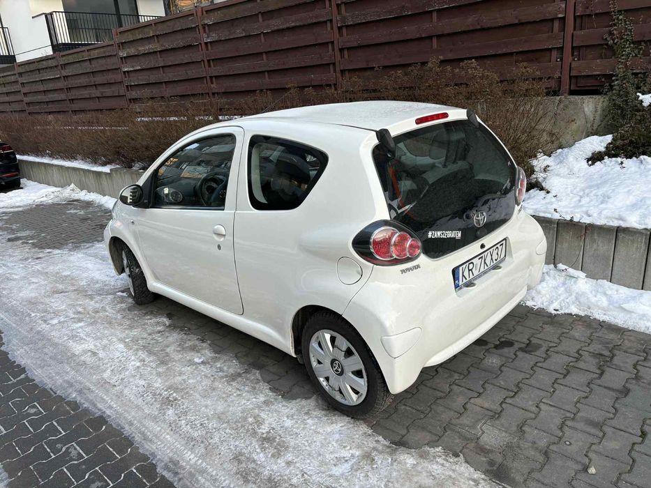 Toyota Aygo 1.0, biała = wspaniała
