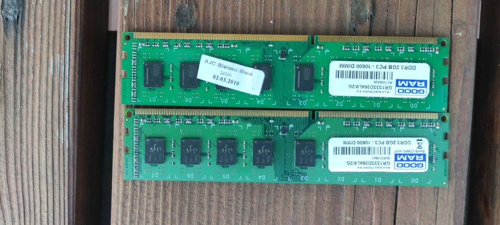 Kości pamięci GOODRAM 2x2GB DDR3