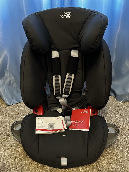 Автокрісло  Britax Romer Evolva 1-2-3 Grey (9–36 кг, від 9 міс. до 12 років).