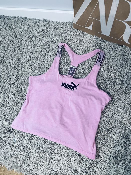 Rozowy sportowy top damski rozm xxl puma silownia