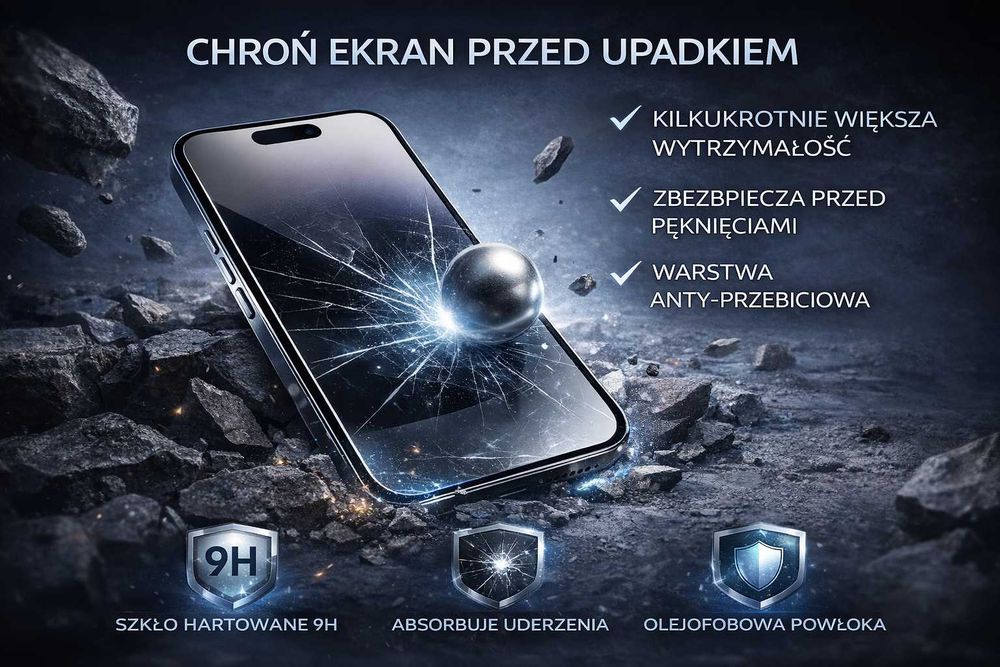 Szkło hartowane prywatyzujące Iphone 17, Iphone 17 Pro, Iphone 16 Pro
