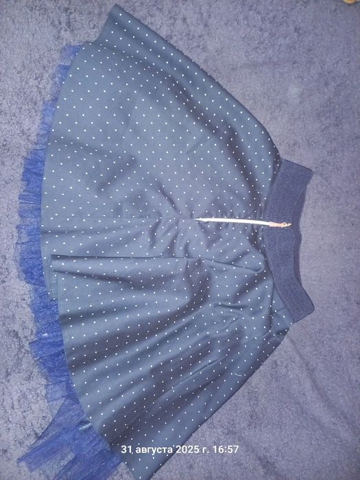 Школьная синяя юбка