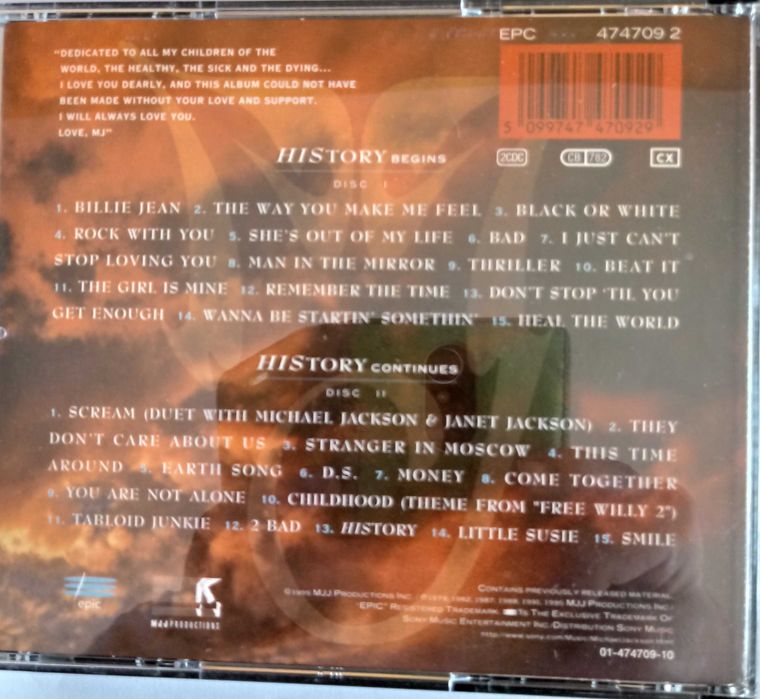 Michael Jackson/italo disco/a-ha płyty cd