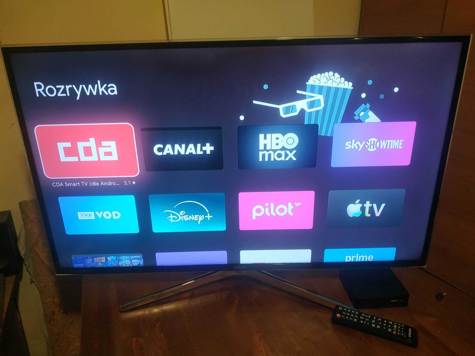 TV 40" Samsung + Smart box WIFI Android TV Netflix YouTube