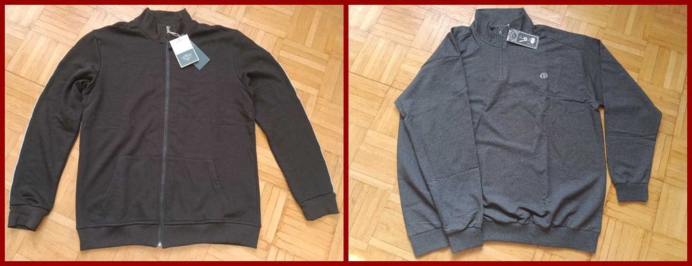 Новая мужская спортивная кофта под шею на замке (зипка, олимпийка).