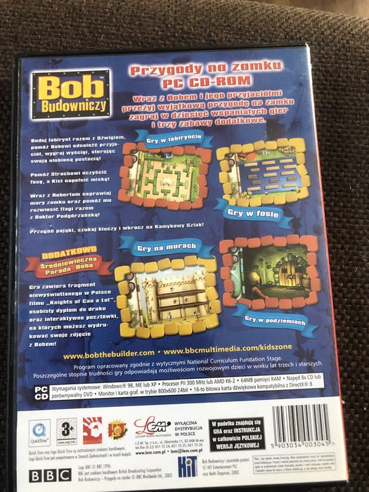 Bob budowniczy . Przygoda na zamku. PC CD