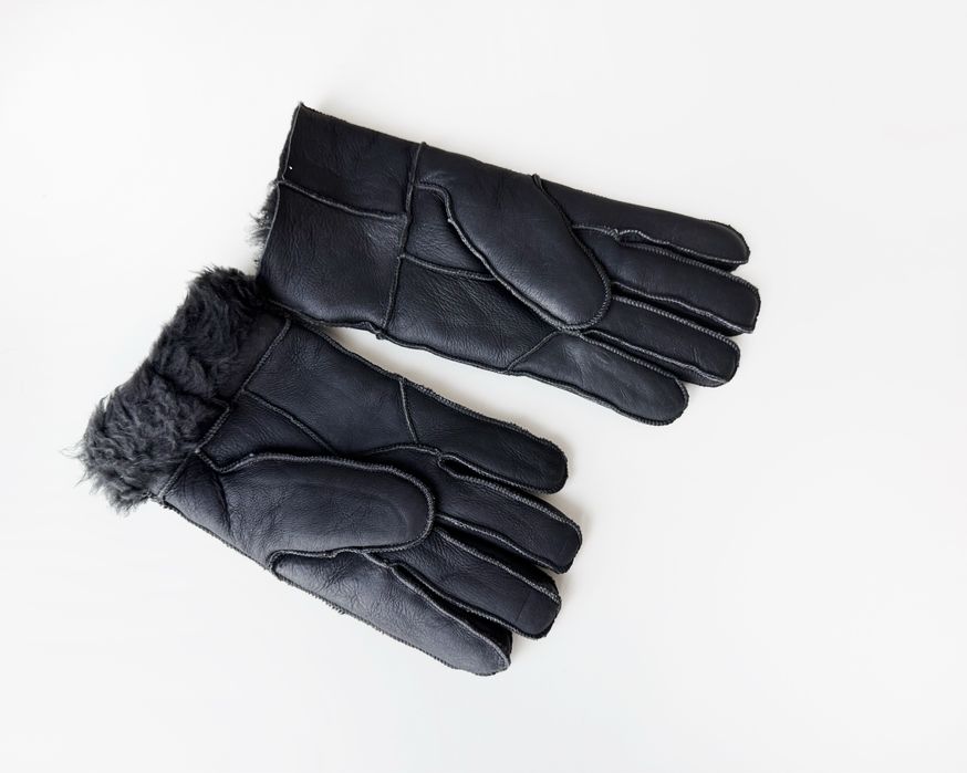 Рукавиці, перчатки  зимові, шкіряні овчина   L 10 , M 9, чоловічі нові