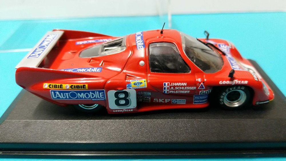 Rondeau M379B #8: 24h Le Mans 1981 (Venc Classe) - Miniatura IXO Collections 1/43