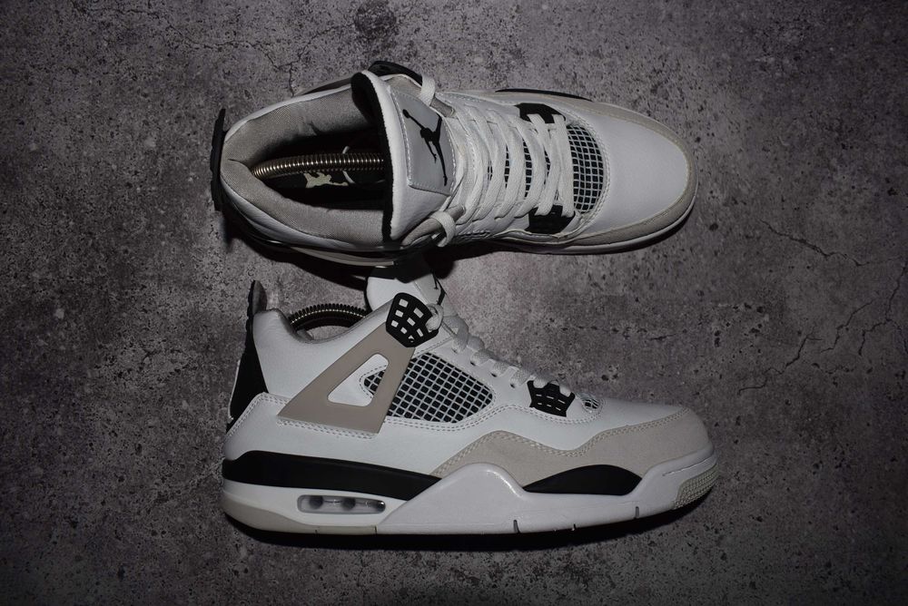 Air Jordan 4 Military Black (Мужские Кроссовки Джодан Nike retro 1 6 )